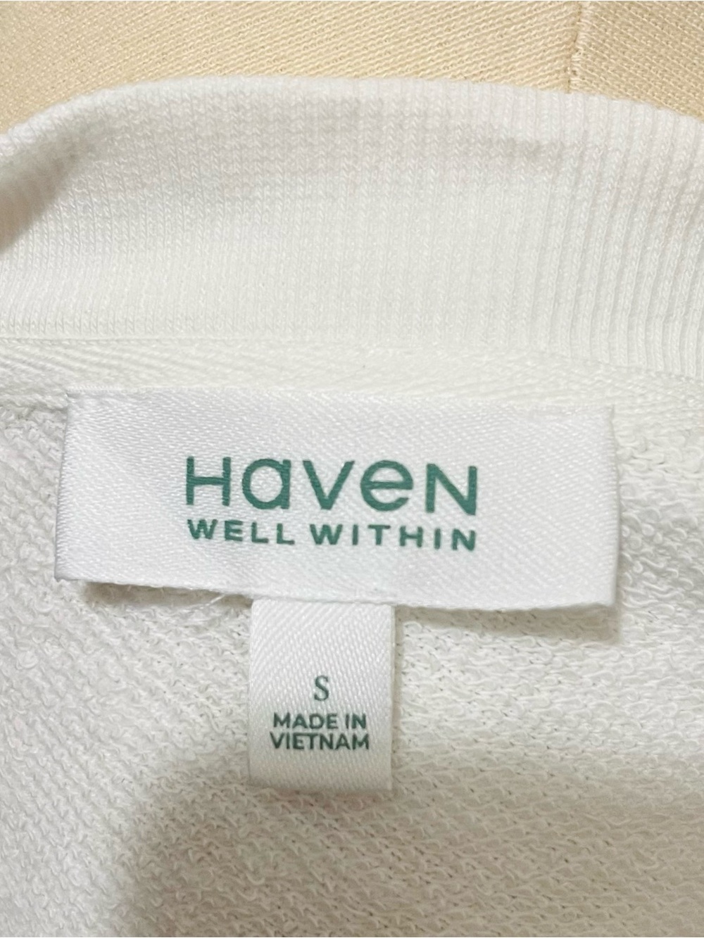 Haven Well Within Classic White Crewneck Sweatshirt - Picture 3 of 3